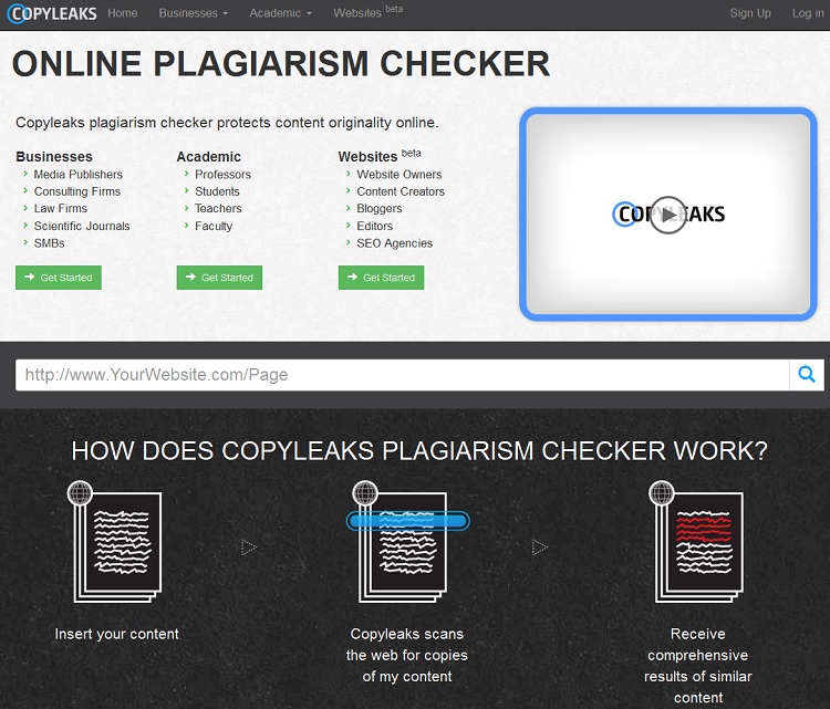free plagiarism checker website
